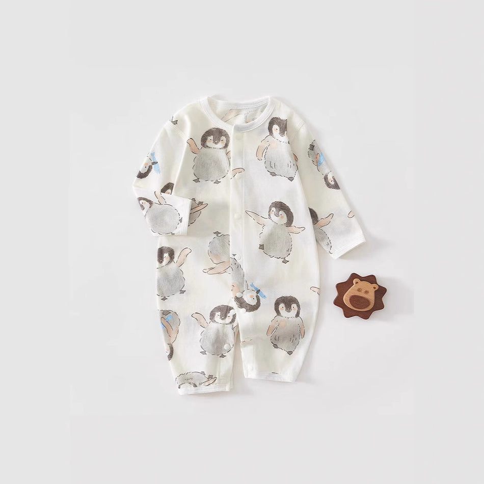 Newborn Cotton Jumpsuit Pajamas for Summer