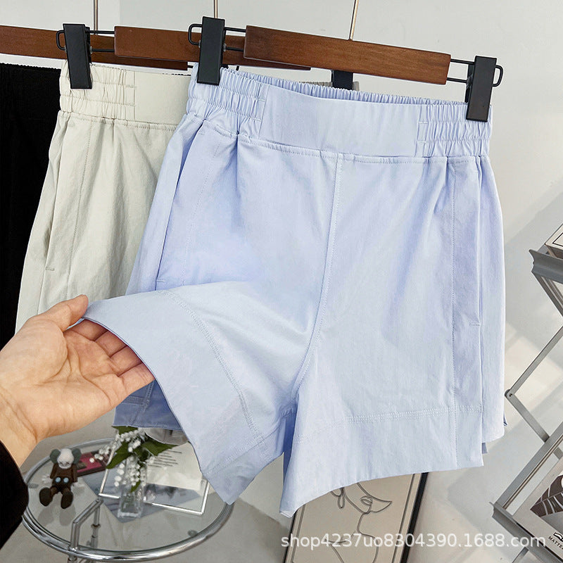 INSTOCK-Quick-Dry High Waist Sports Shorts Women
