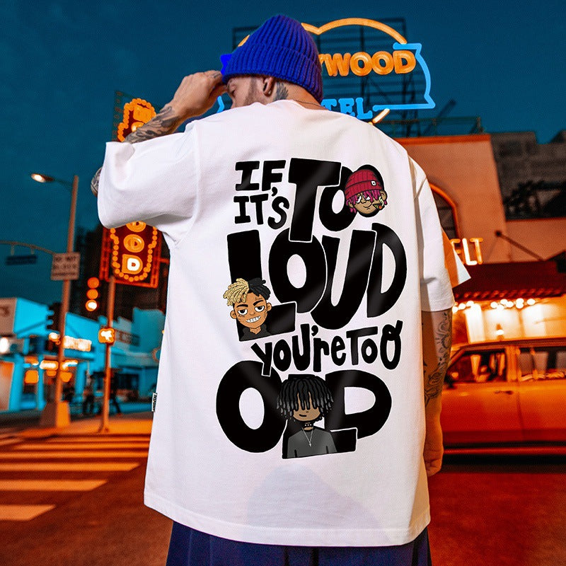 Men’s Oversized T-Shirt - Hip-Hop Summer Style 2025