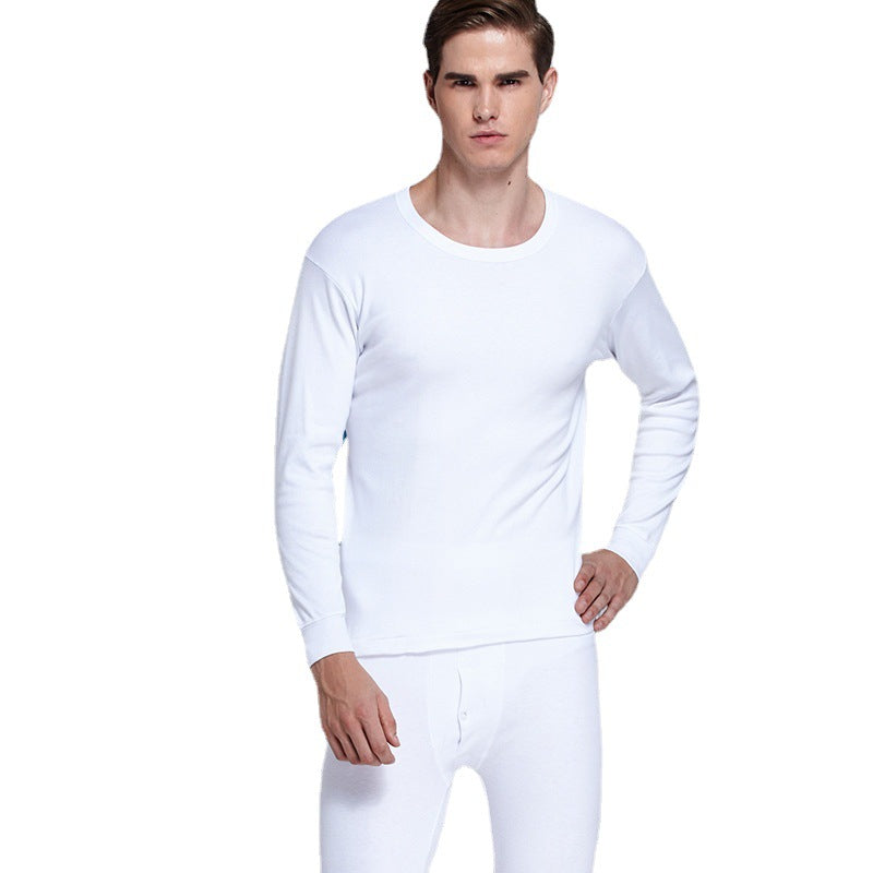 Men’s Pure Cotton Thin Autumn Thermal Suit