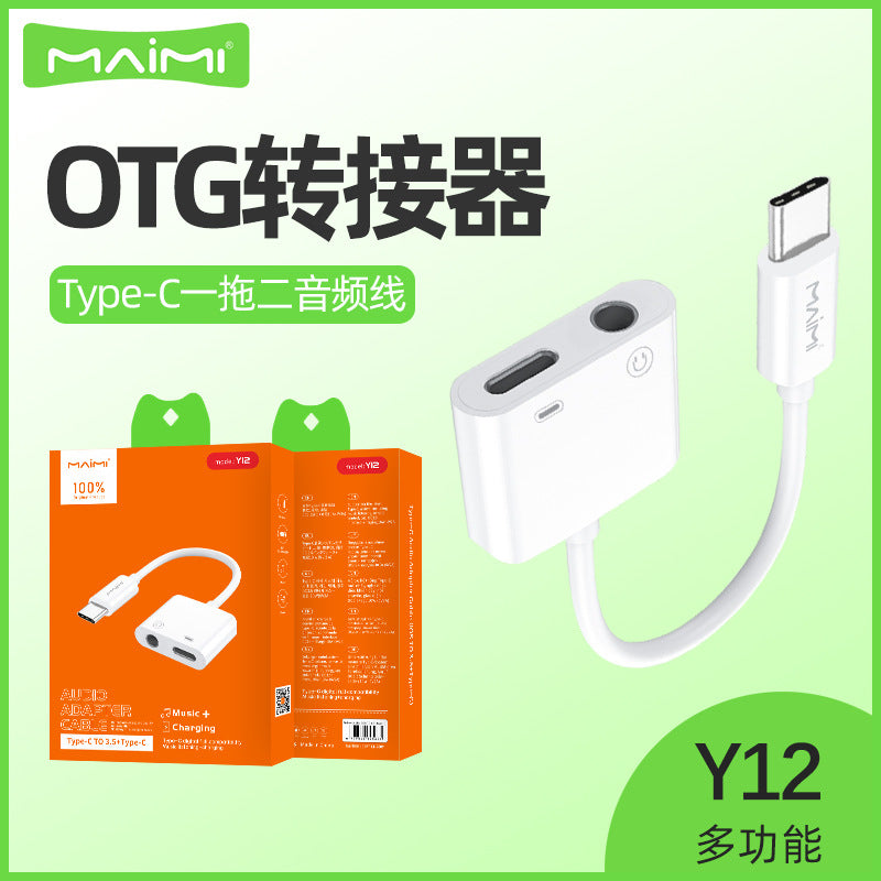 2-in-1 iPhone Headset & Charging Audio Adapter Cable