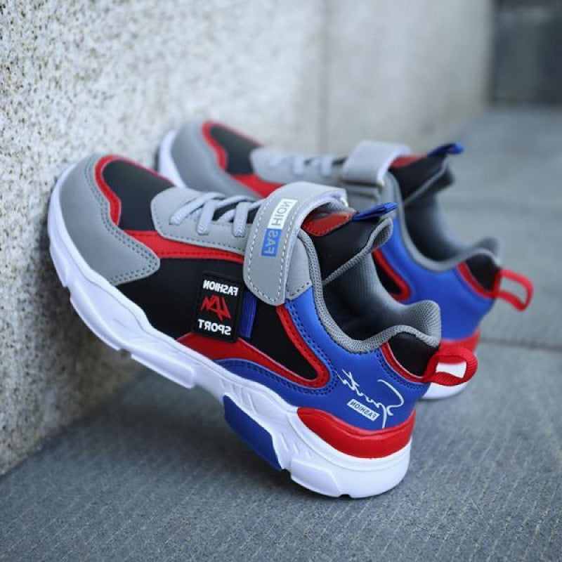 2025 Boys’ Waterproof Sports Shoes Kids Running Sneakers