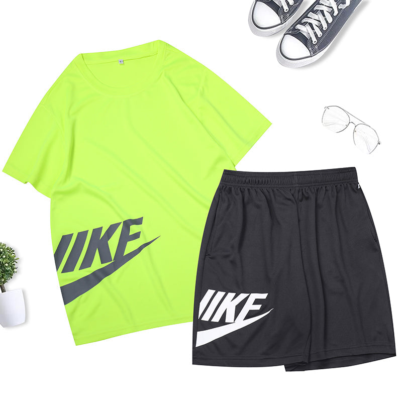 Men’s Summer Fitness Set – Quick-Dry 2-Piece Outfit