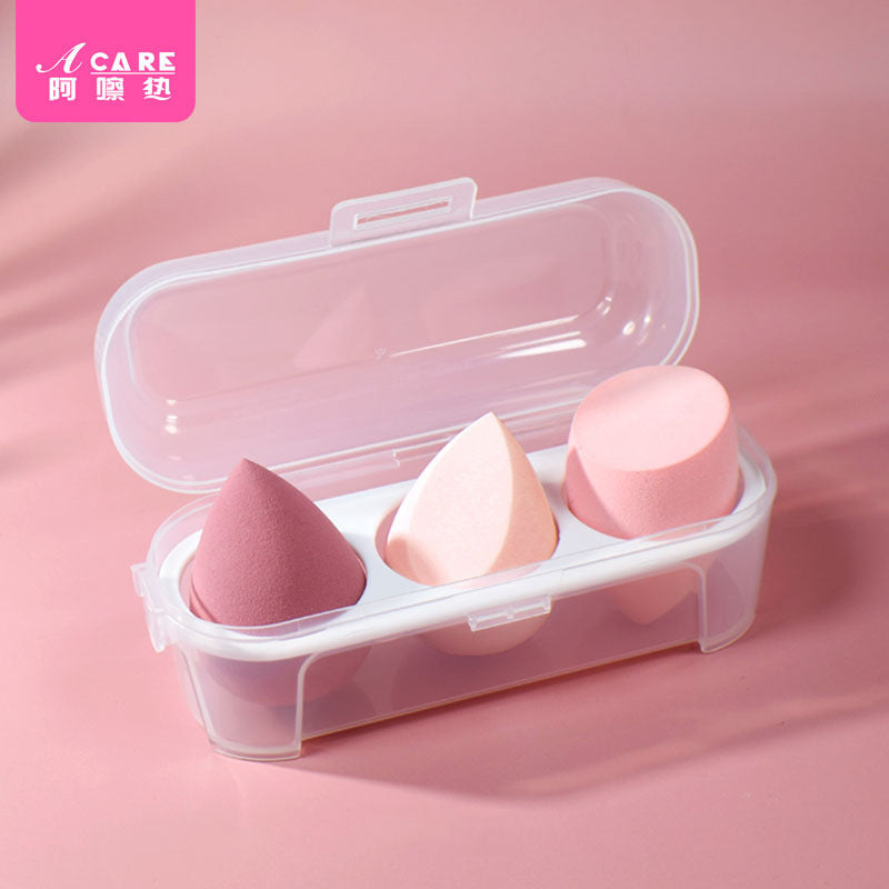 10Y Soft Gourd-Shaped Beauty Makeup Sponge Wet & Dry