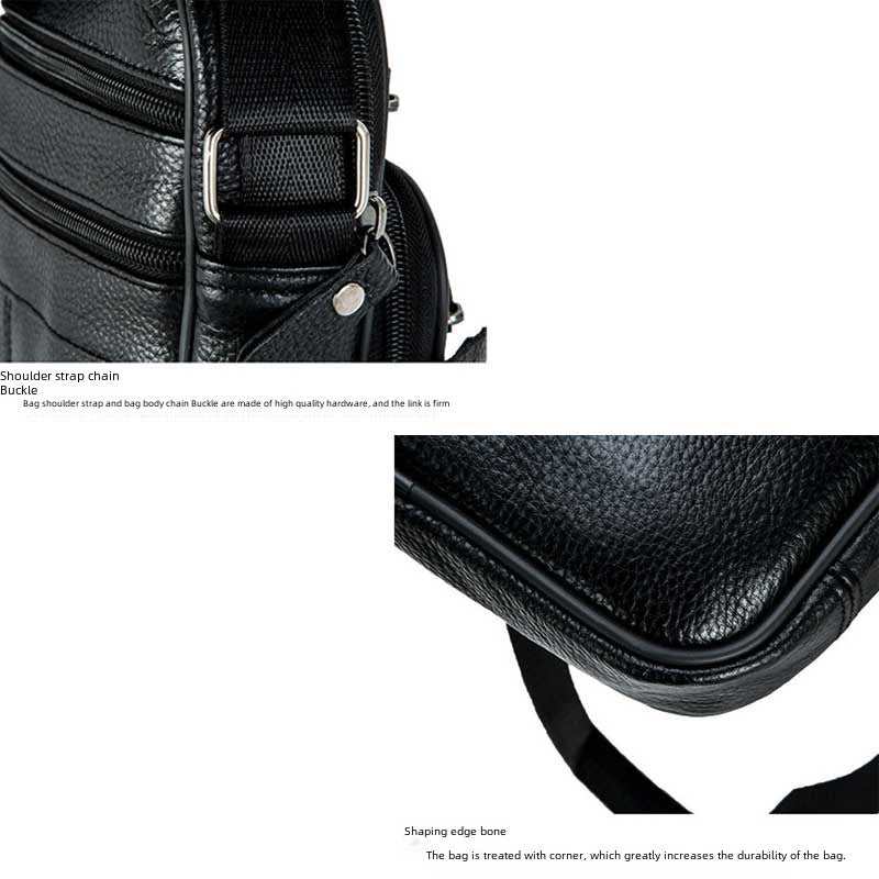 Pure Leather Crossbody Bag | Top Layer Cowhide