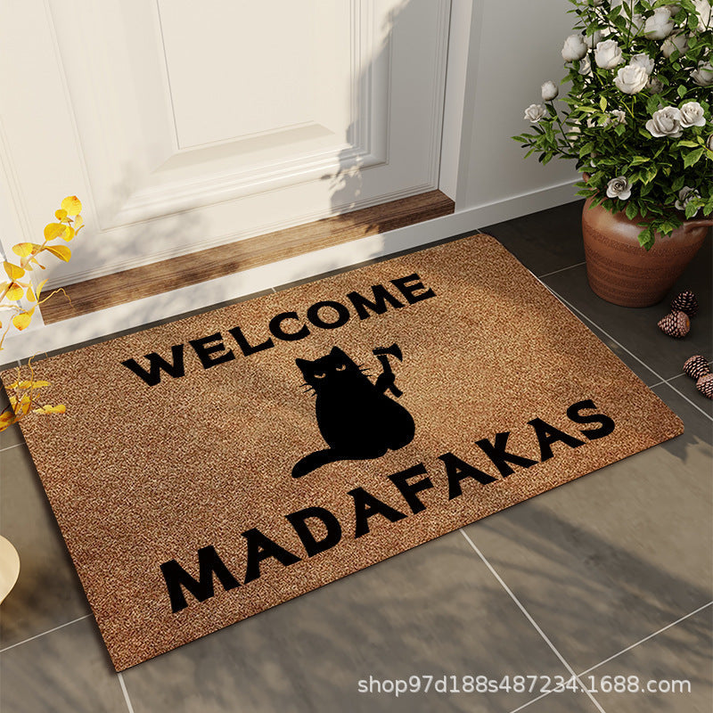 Coconut Palm Outdoor Door Mat – Non-Slip, Customizable Cut