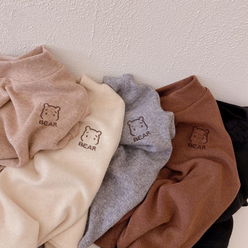 Kids’ Half-High Collar Warm Base Shirt Boys & Girls