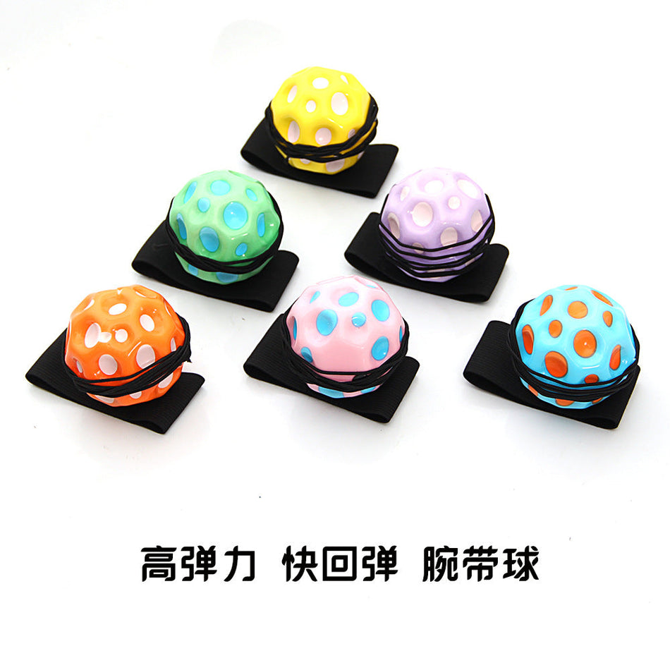 Wrist Elastic PU Moonstone Swing Ball Toy