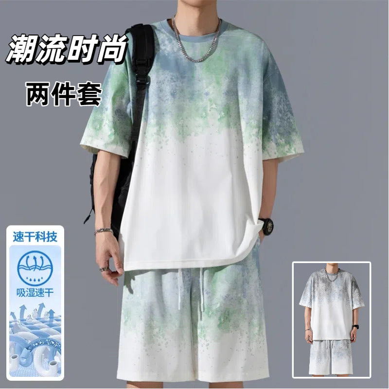 2025 Men's Ice Silk Summer Sports Set Nepal