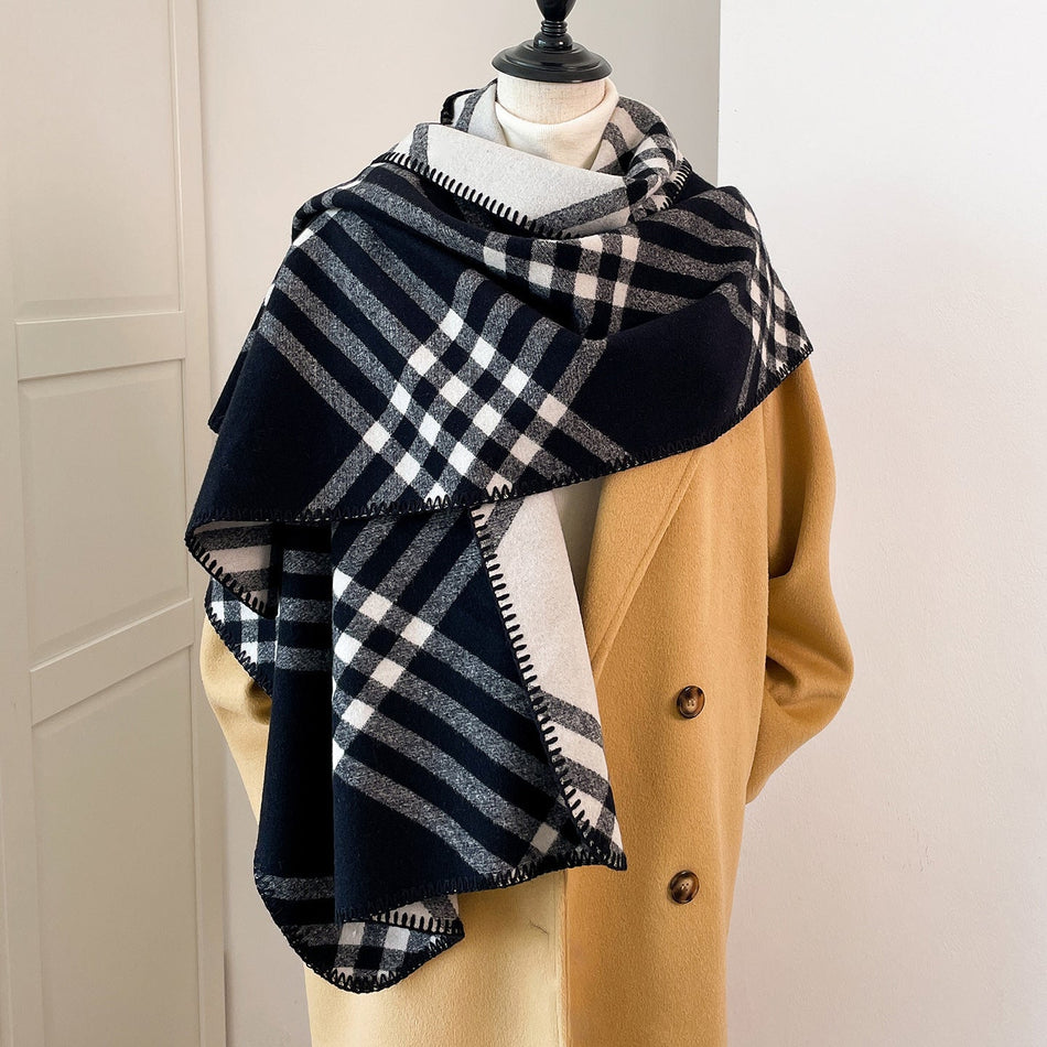 Warm Imitation Cashmere Shawl