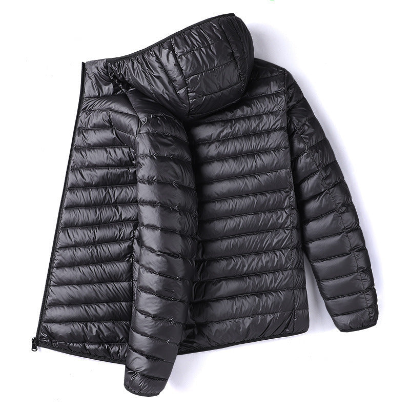 STOCK-Men’s 2025 Slim-Fit Lightweight Hooded Winter Jacket