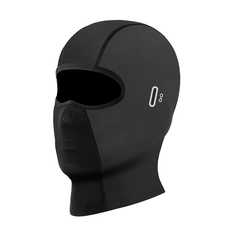 Summer Ice Silk Riding Mask – Sweat-Absorbing, Windproof with