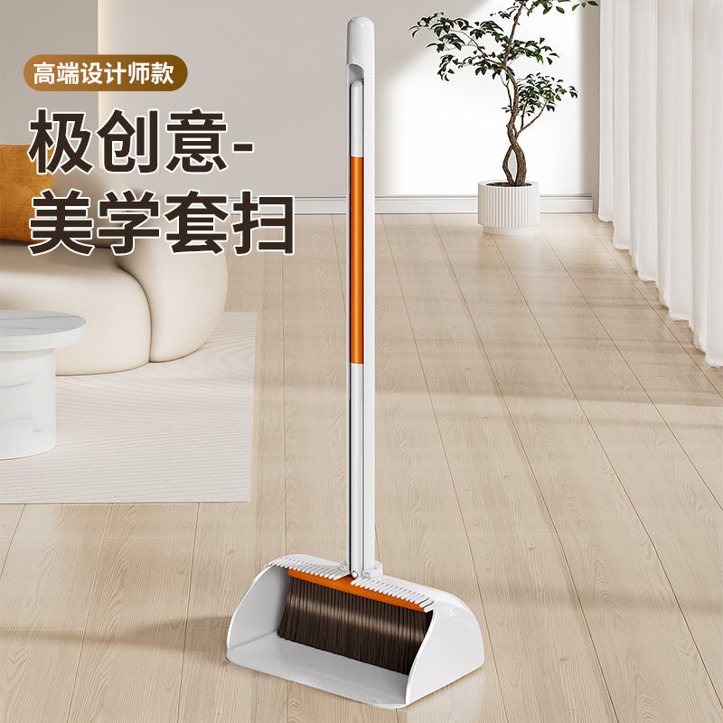 Household Broom Dustpan Non-Stick Hair Sweeping Set