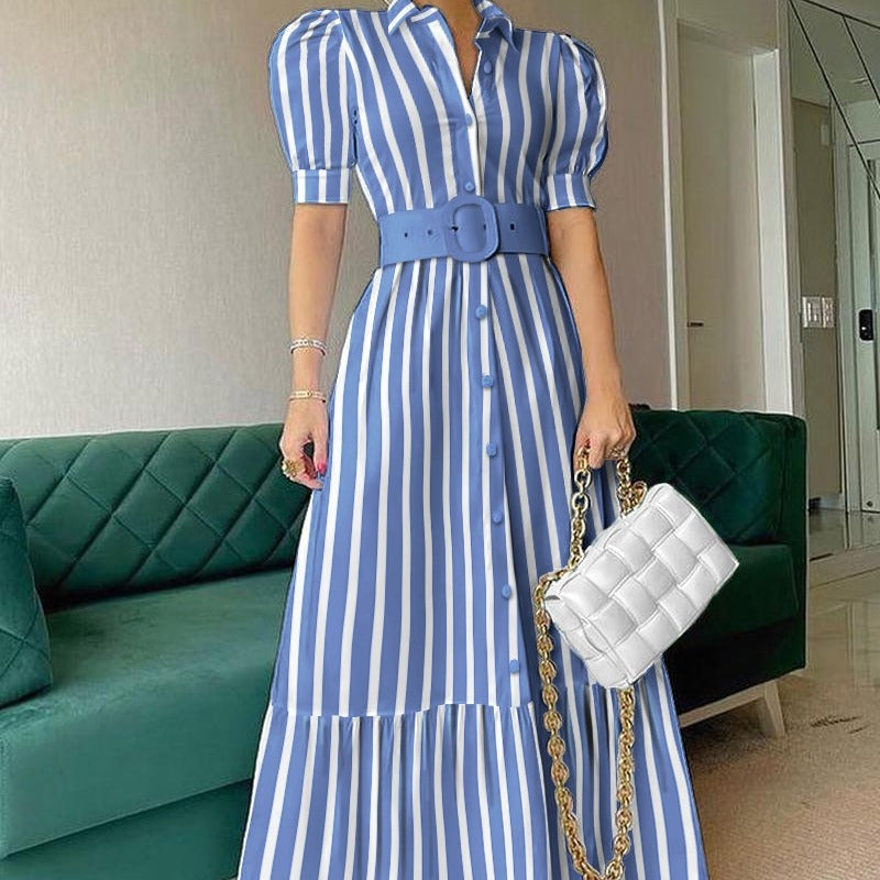 Belted Swing Dress