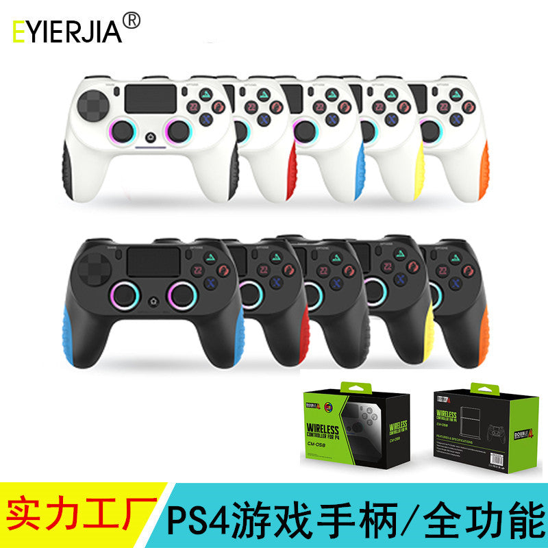 P4 Wireless Bluetooth Game Controller with RGB Light
