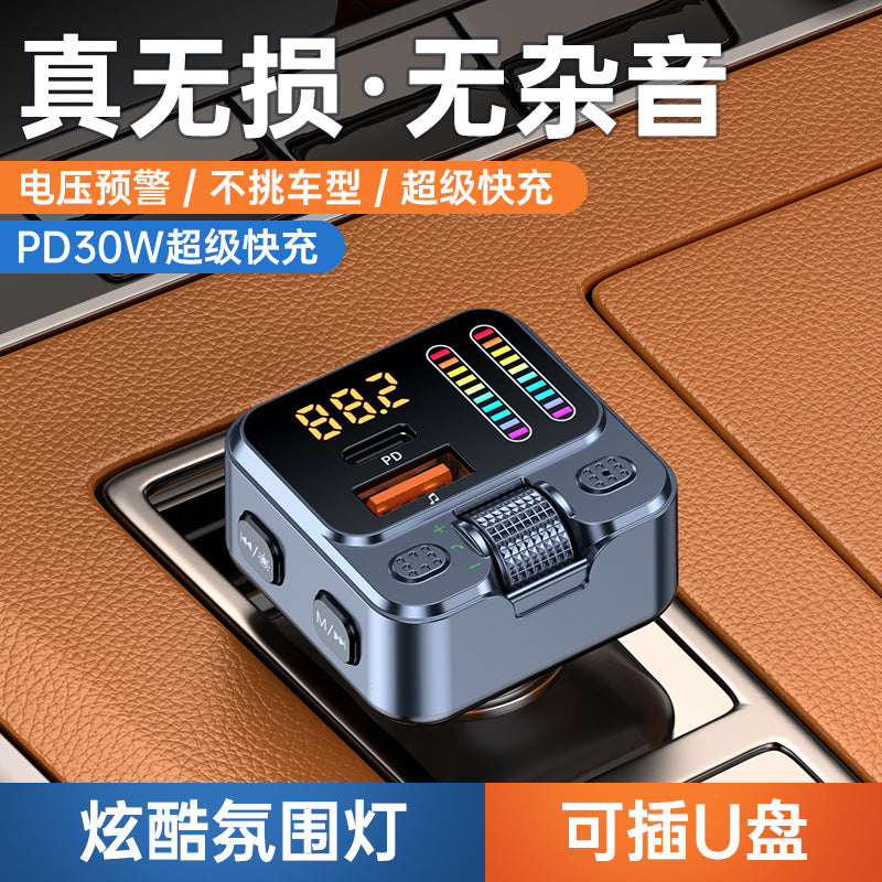 PD30W Car Fast Charge MP3 Bluetooth FM Transmitter