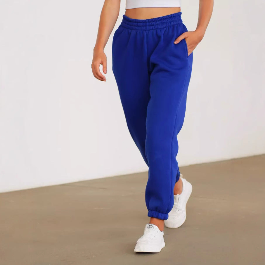 2026 Women’s Fleece-Lined Warm Jogger Sweatpants