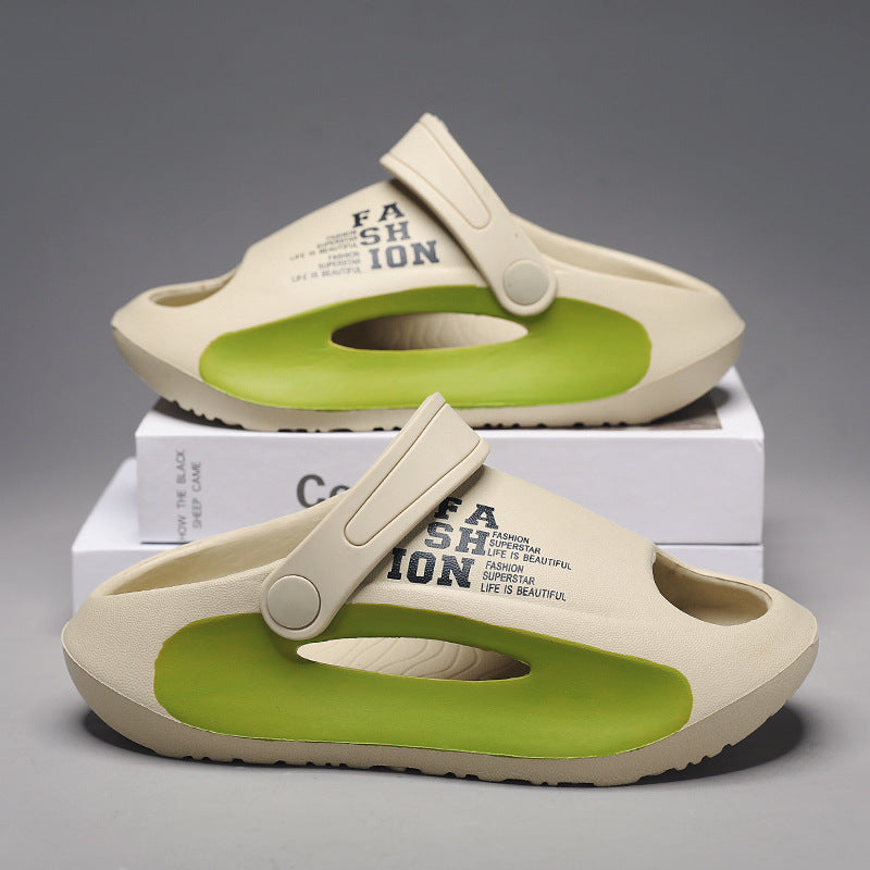 2025 Kids Trendy Non-Slip Heel Sandals Boys Outdoor Shoes