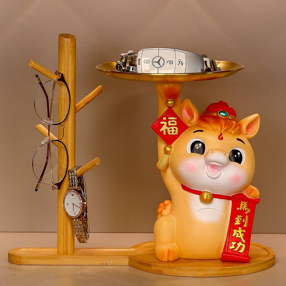 National Trend Horse-Shaped Decorative Tray