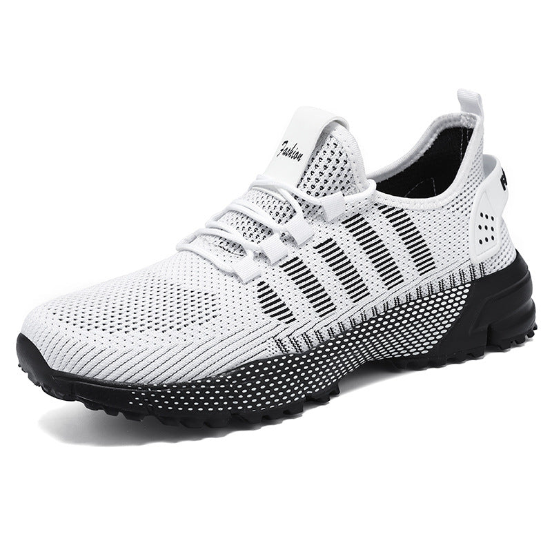 INSTOCK-Men's Large Size Fly-Woven Sports Shoes