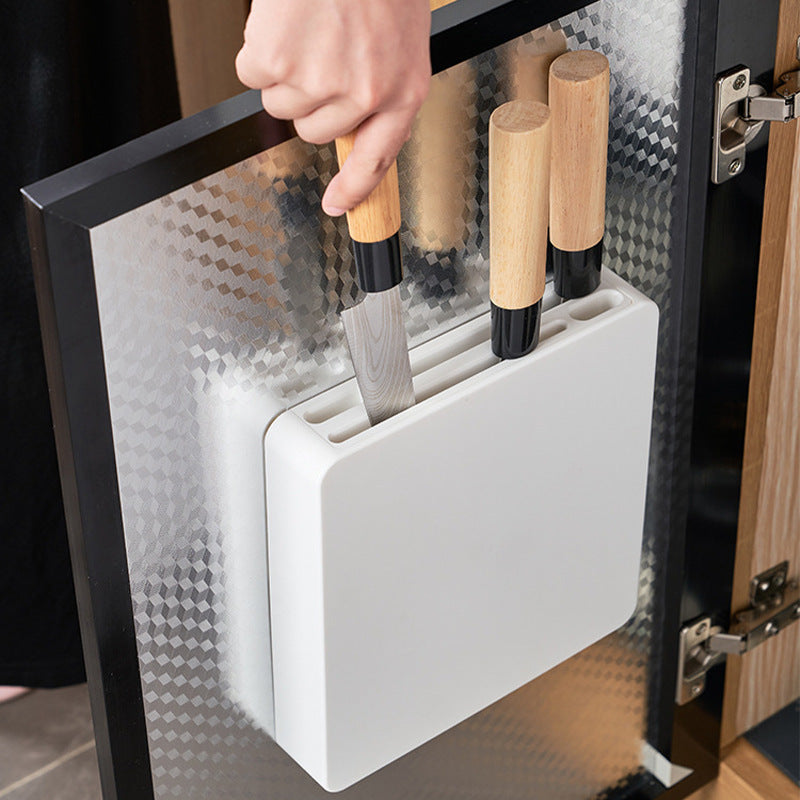 Japan KM.6109 Wall-Mounted Hidden Knife Holder for Cabinets
