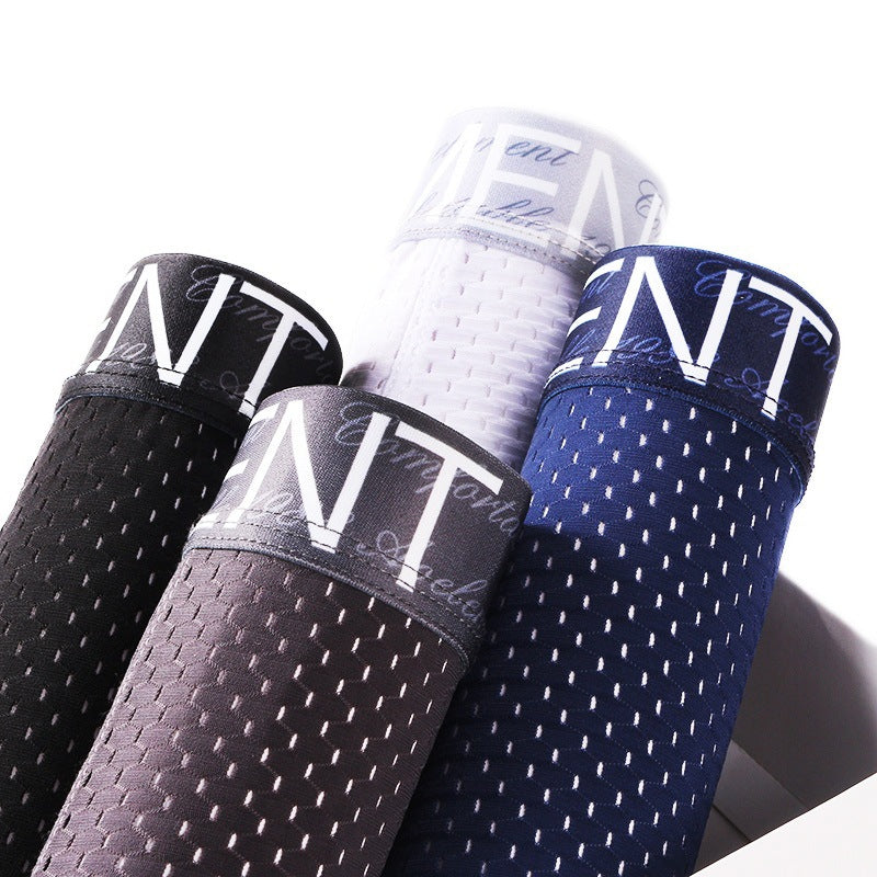 Pack of 4 Mens Quick-Dry Mesh Boxers