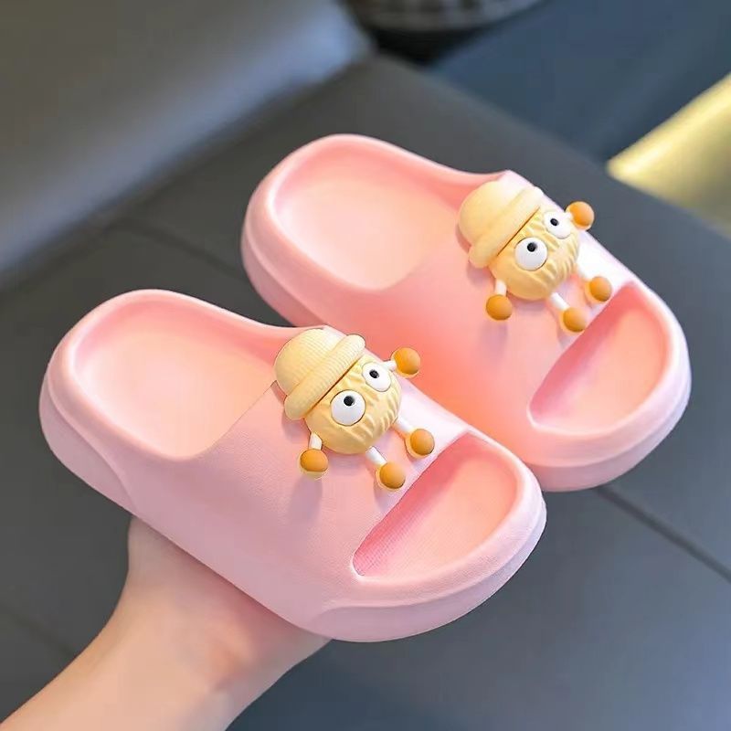 Boys Panda Soft Thick Sole Summer Sandals Slippers