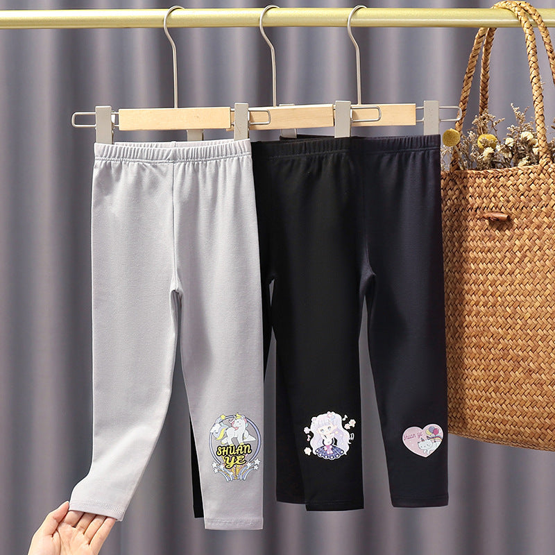 Girls’ Warm Fleece Leggings Autumn Winter