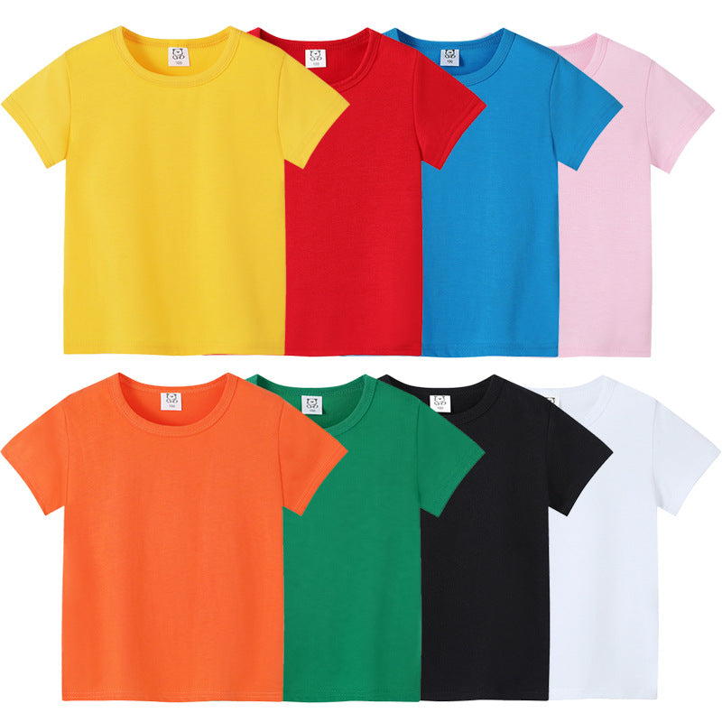 Kids Plain Cotton Summer T-Shirt – Wholesale & Printing