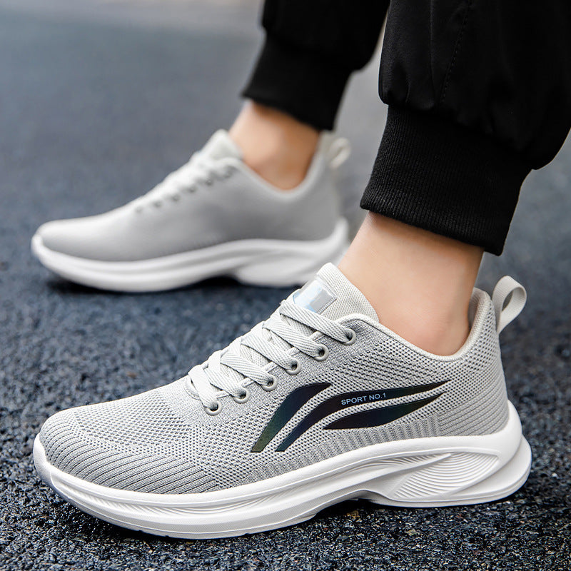 Plus Size 48 Men's Breathable Mesh Sneakers – EVA Sole