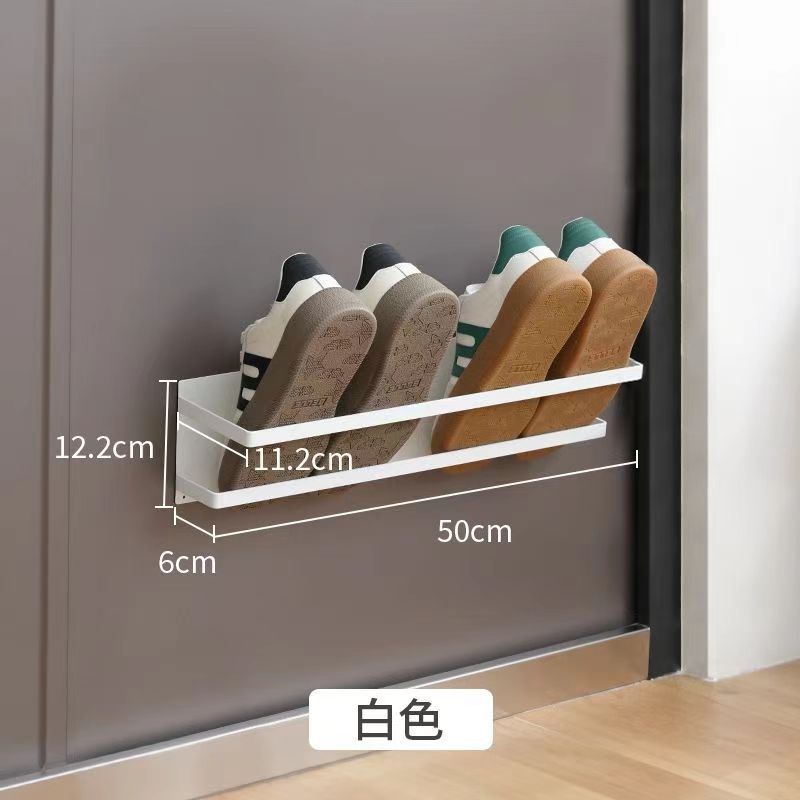 Magnetic Sliding Door Shoe Rack Anti-Theft Home Storage Rack