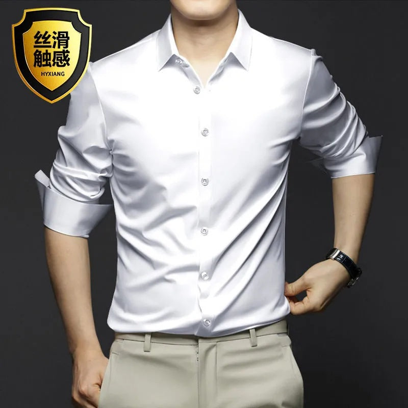 Men's Premium High-End Slim Fit Non-Iron Dress Shirt