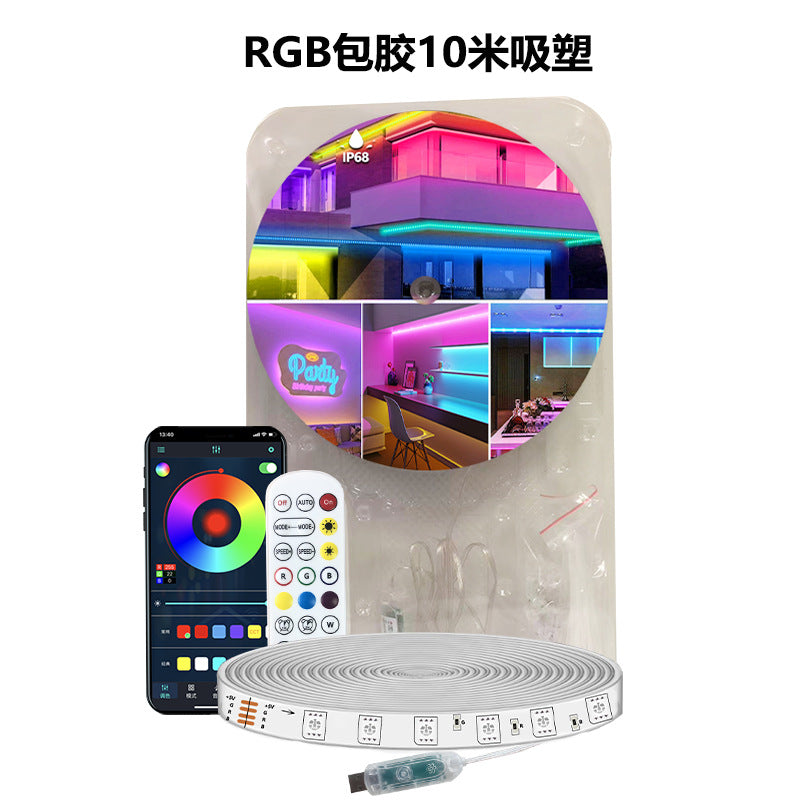 USB RGBIC Bluetooth Outdoor LED Strip Gaming Light