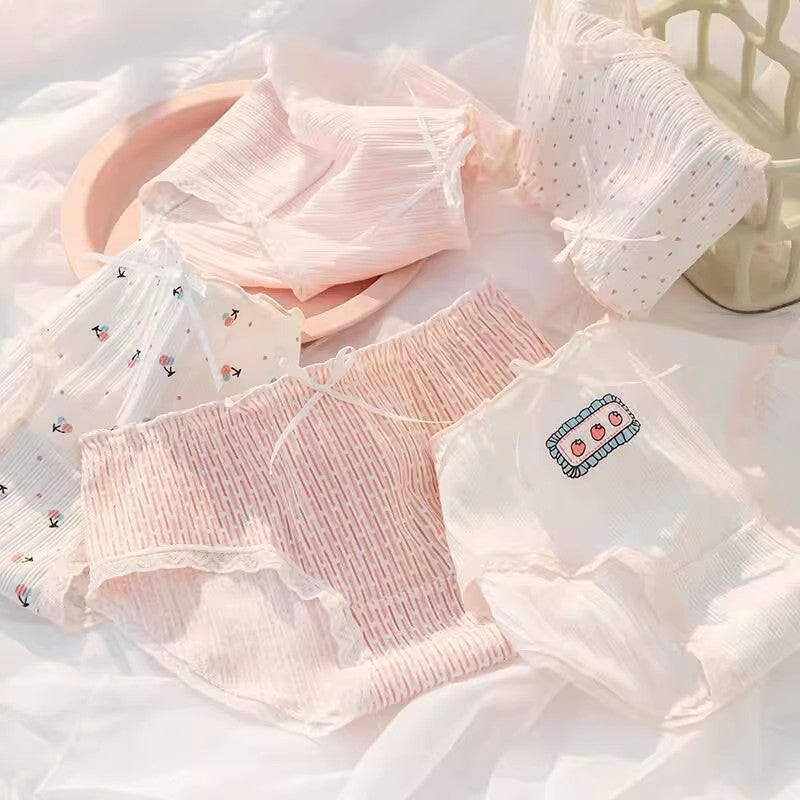 Girls’ Cotton Underwear (Pack of 2 )