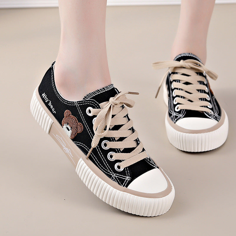 Canvas K-Style Breathable Casual Sneakers for Women