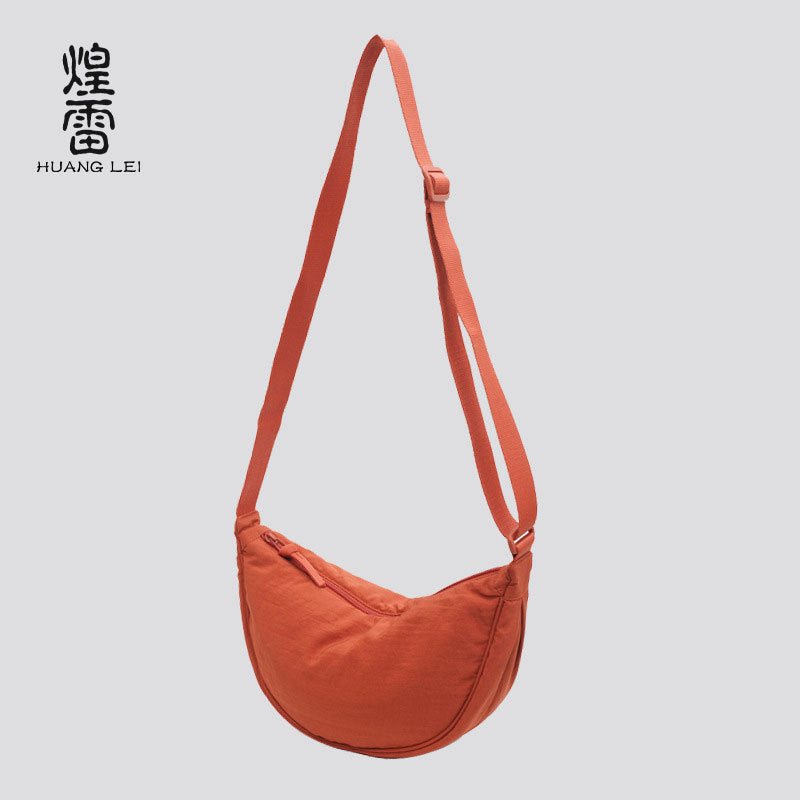 Lightweight Nylon Dumpling Crossbody Shoulder Bag Women Chic