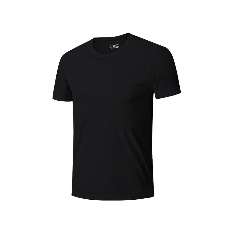 INSTOCK-Men's Quick-Dry Sports T-Shirt – Custom Logo & Breathable