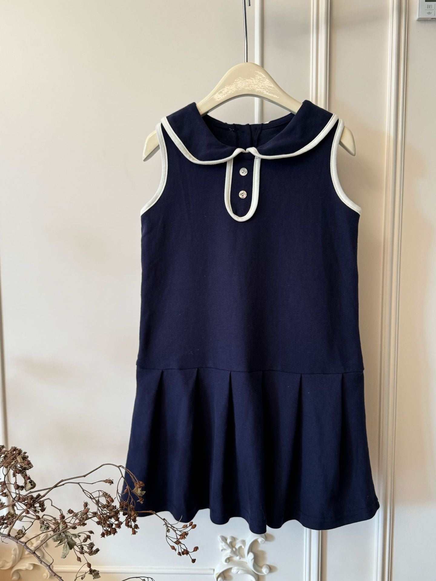 Girls Cotton Polo Pleated Skirt Dress Summer 2026 – Summer Kids Fashion Nepal | Tudoholic