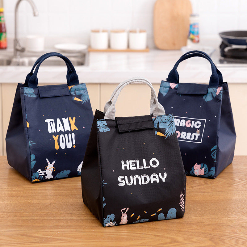 Forest-Style Oxford Insulated Lunch Bag – Durable & Stylish