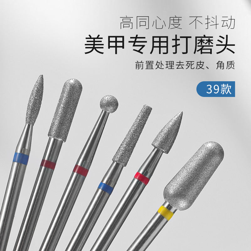Diamond Tungsten Nail Grinding Head Tool Set
