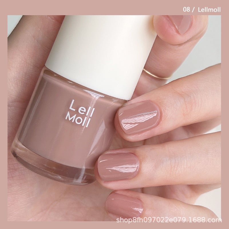 Nude Pink Nail Polish – Milk Tea Color Long-Lasting