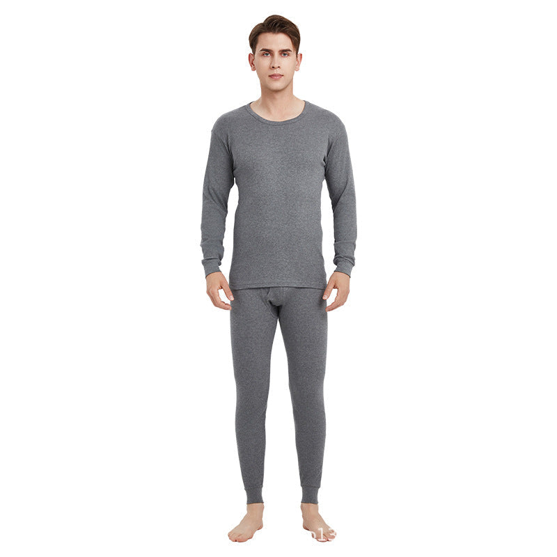 Men’s Cotton Thermal Underwear Set Autumn Winter