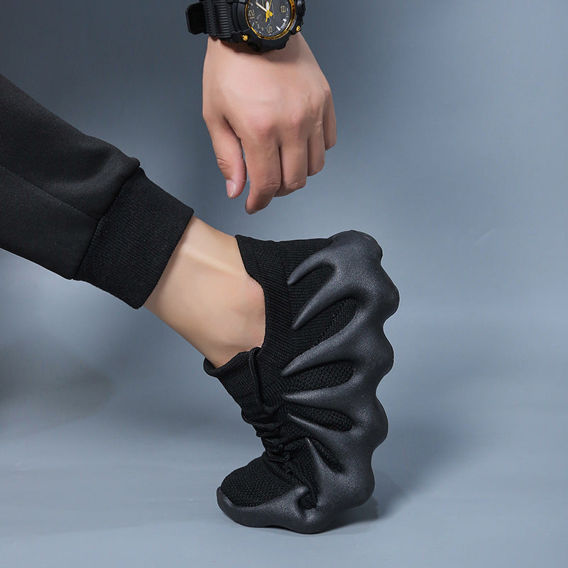 Volcanic Sole Mesh Sneakers | Breathable Woven Running