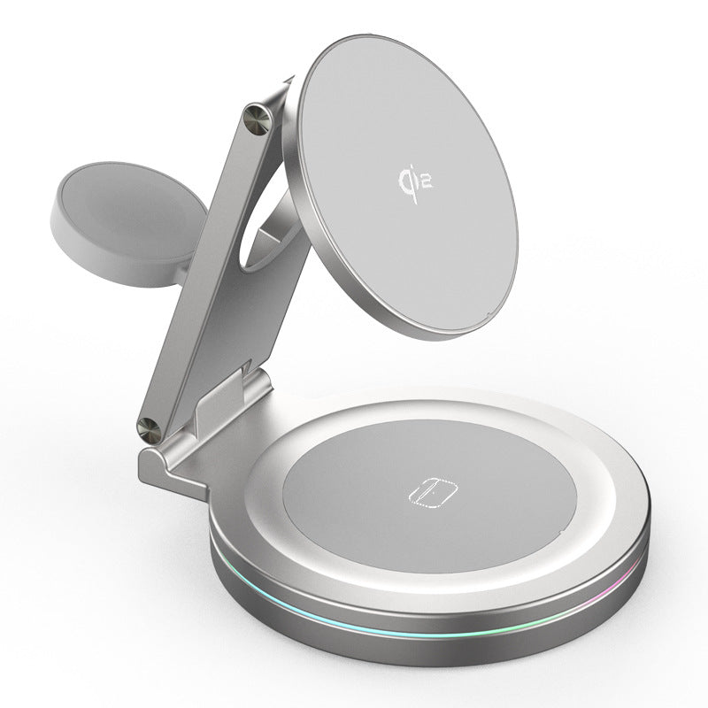 Qi2 15W Magnetic 3-in-1 Wireless Charging Stand