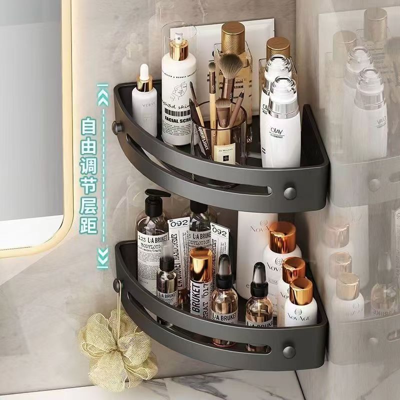 Tripod Towel Rack – No-Drill Toilet Wall Organizer