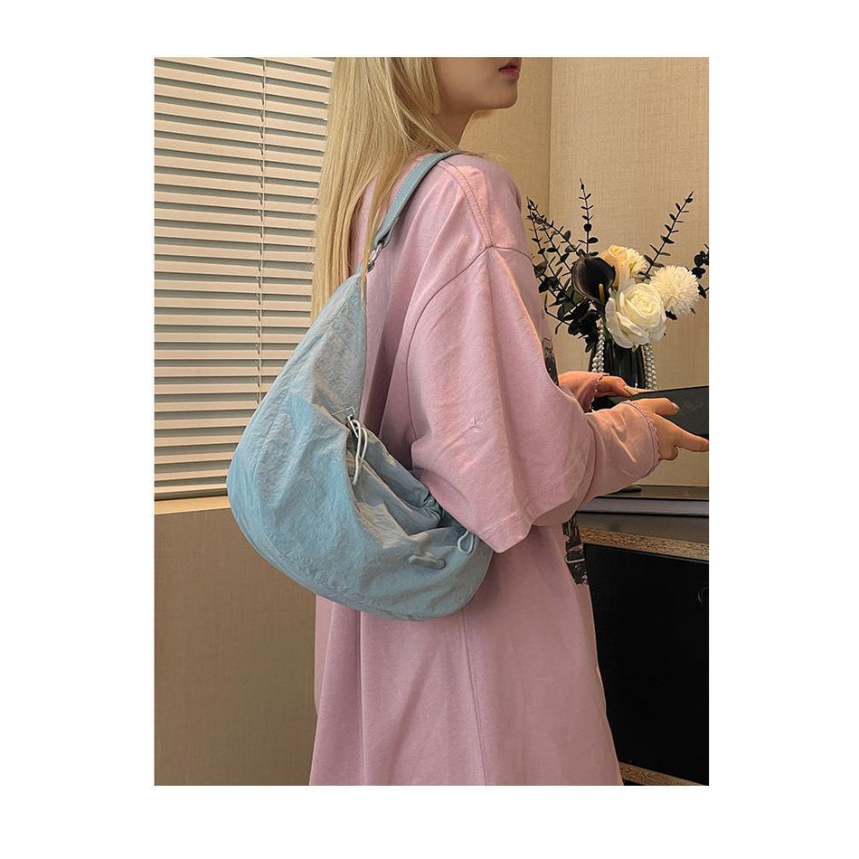 Colorful Fox Retro Pleated Dumpling Shoulder Bag Women