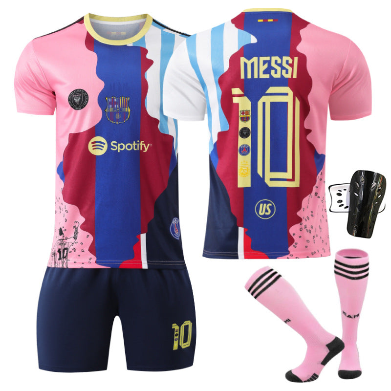 Messi No.10 Commemorative Jersey Set | Kids & Adults