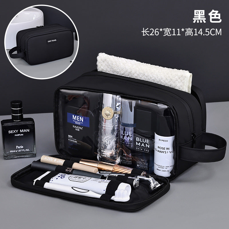 Three-Layer PU Leather Toiletry Bag Travel Organizer 4030