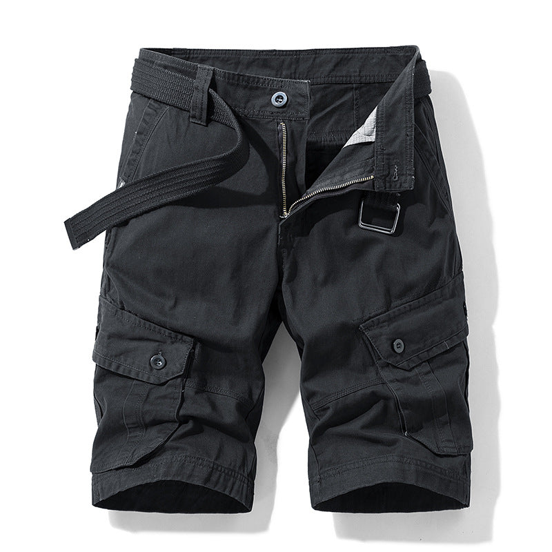 Men's Multi-Pocket Shorts | Casual Workwear Five-Point