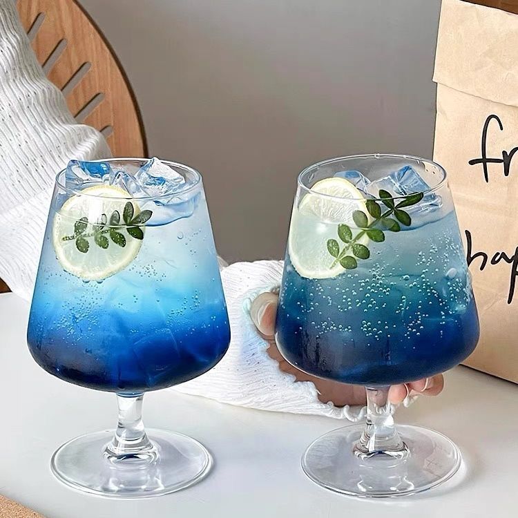 INS Style Short-Leg Glass Wine Water Beverage Cup